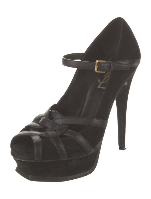 Yves Saint Laurent Rive Gauche Suede Pumps