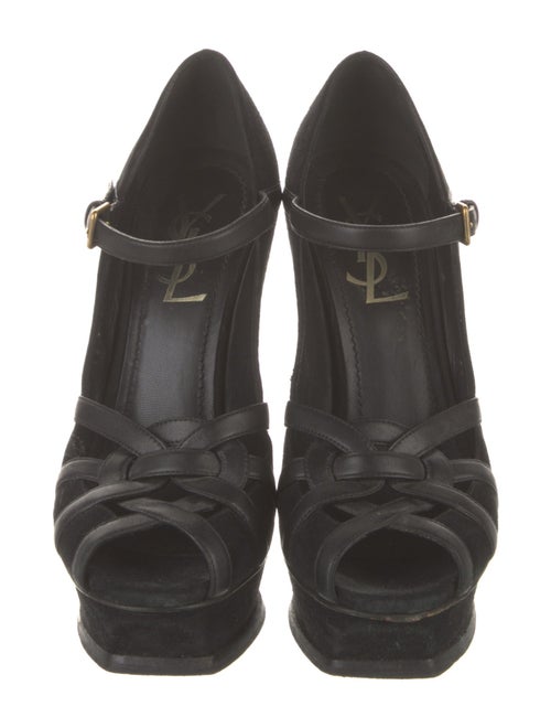 Yves Saint Laurent Rive Gauche Suede Pumps