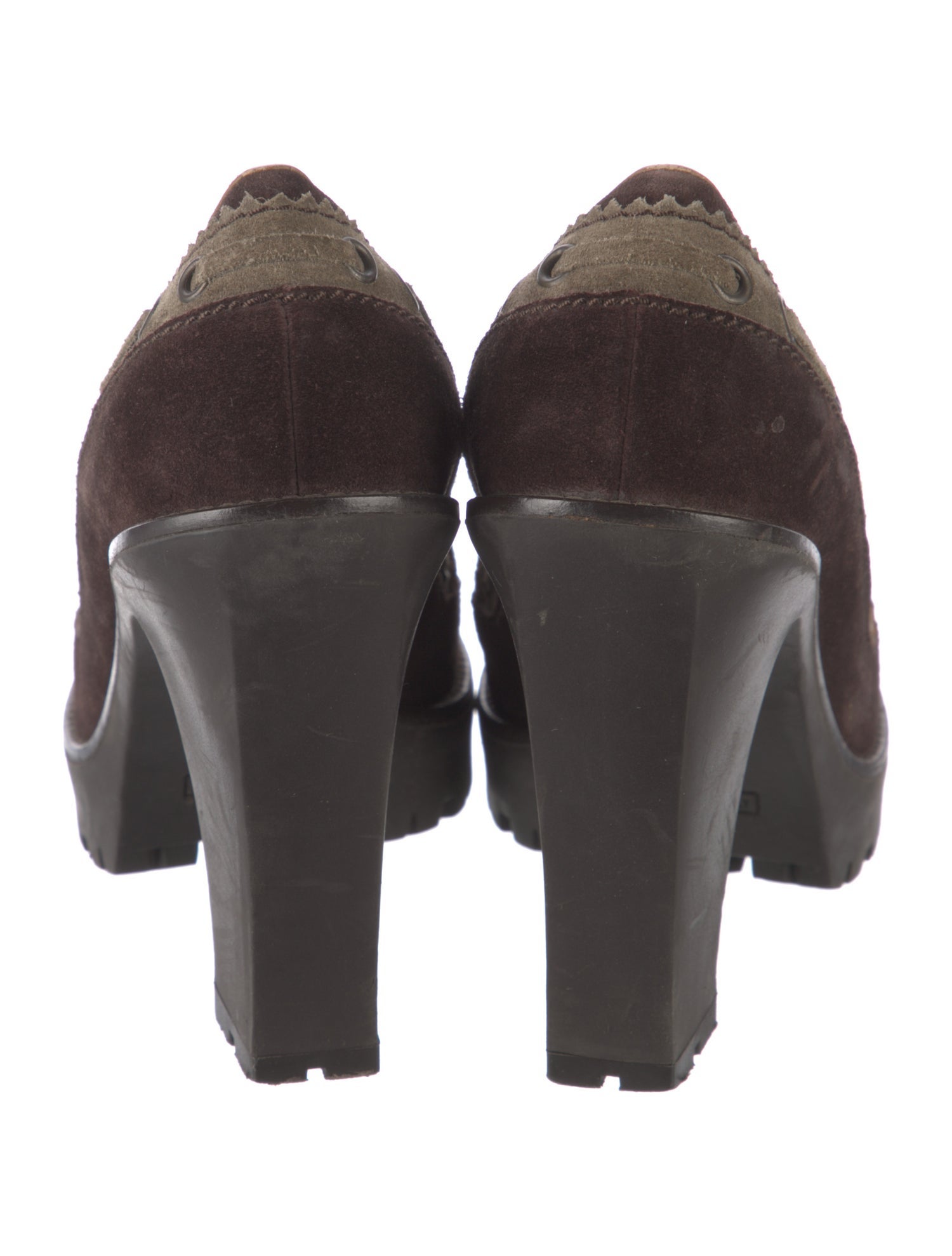 Yves Saint Laurent Suede Tassel Accents Pumps