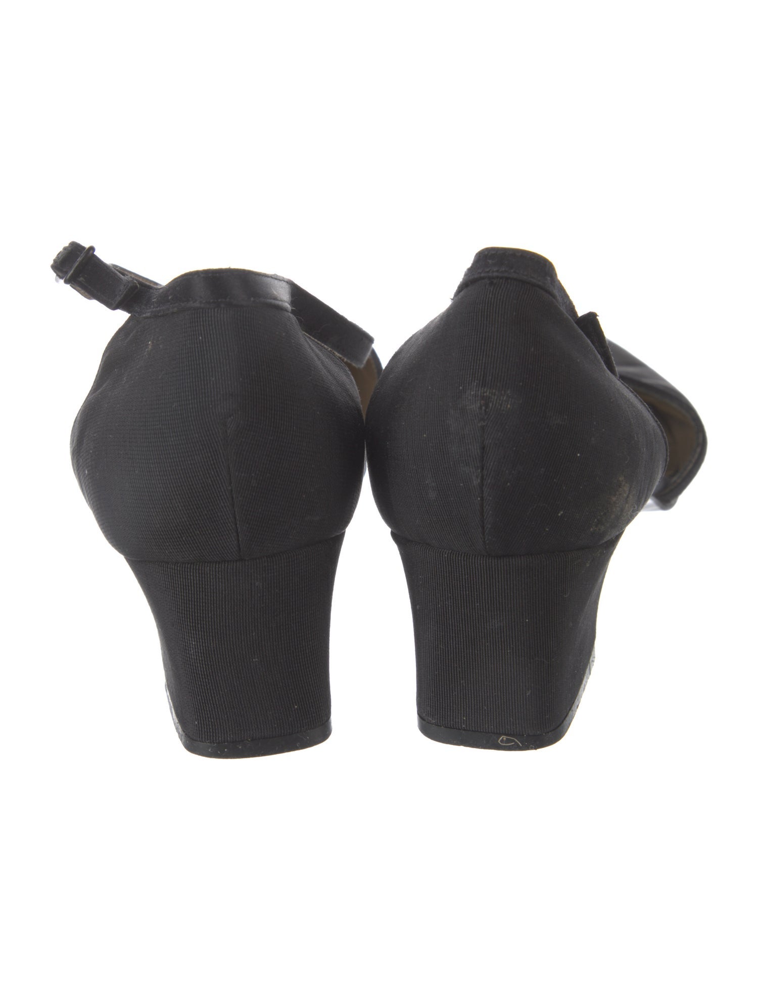 Yves Saint Laurent Canvas D'Orsay Pumps