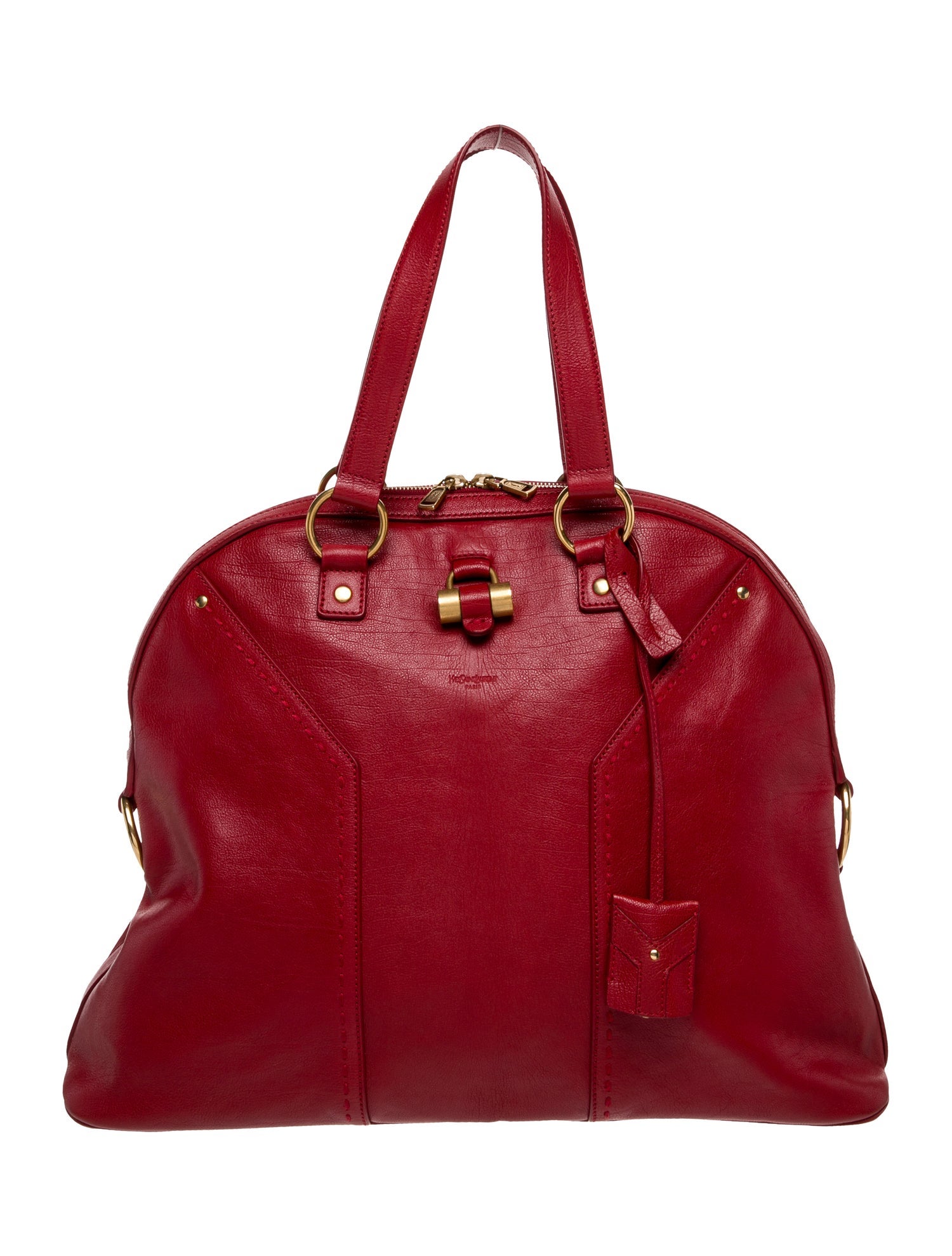 Yves Saint Laurent Leather Top Handle Bag