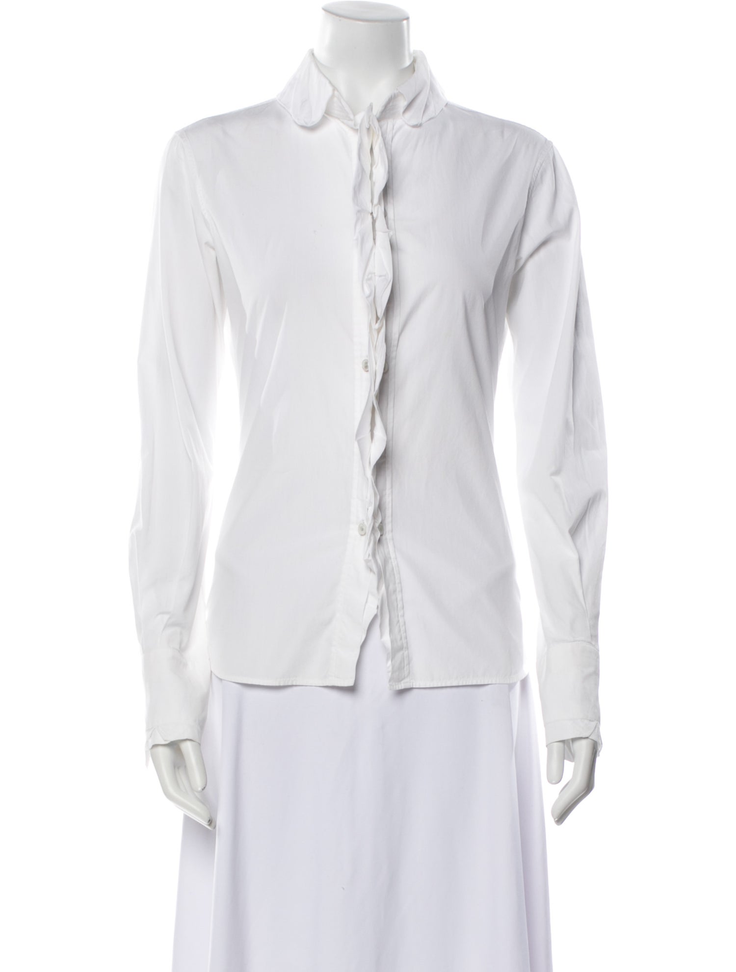 Yves Saint Laurent Rive Gauche Vintage 2000's Button-Up Top