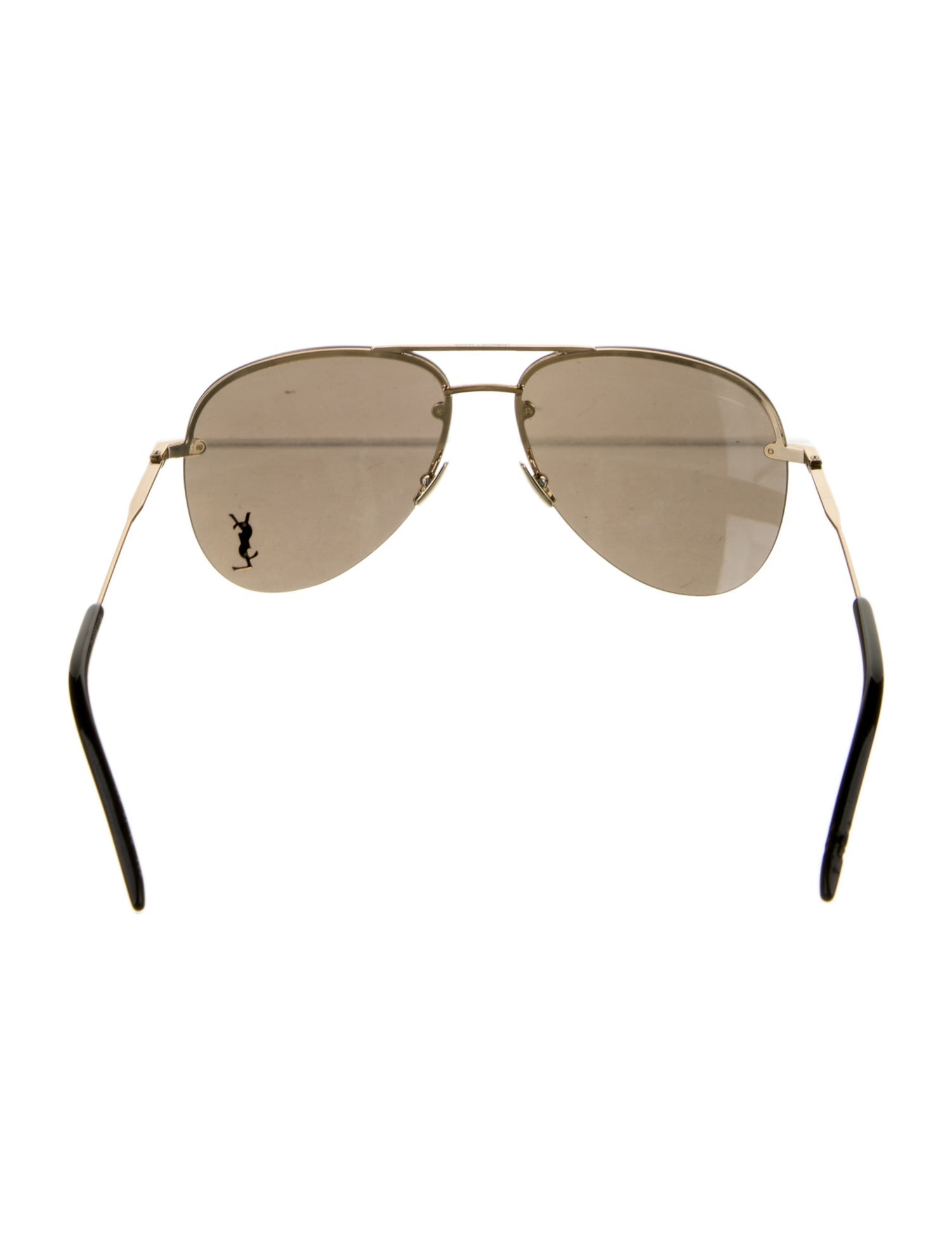 Saint Laurent Aviator Mirrored Sunglasses