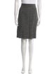 Yves Saint Laurent Virgin Wool Knee-Length Skirt