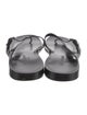 Yves Saint Laurent Leather Slides