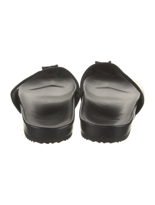 Yves Saint Laurent Leather Slides