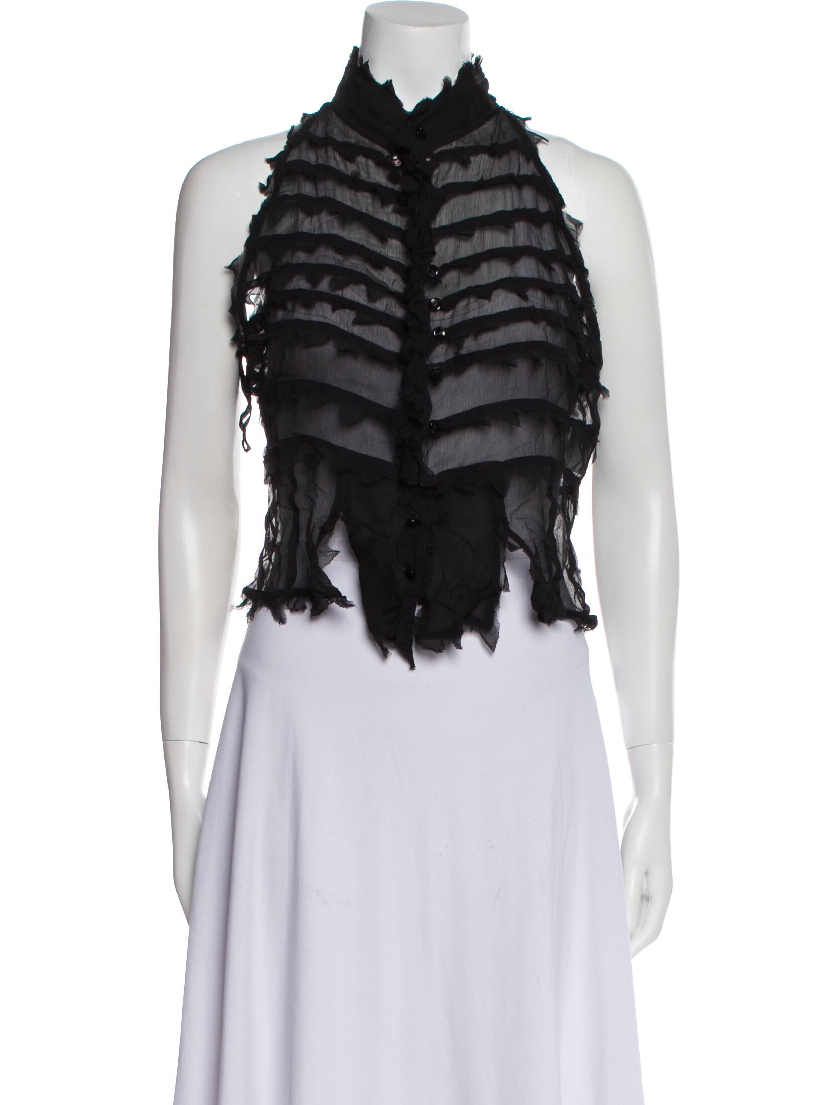 Yves Saint Laurent Rive Gauche Vintage 2005 Crop Top