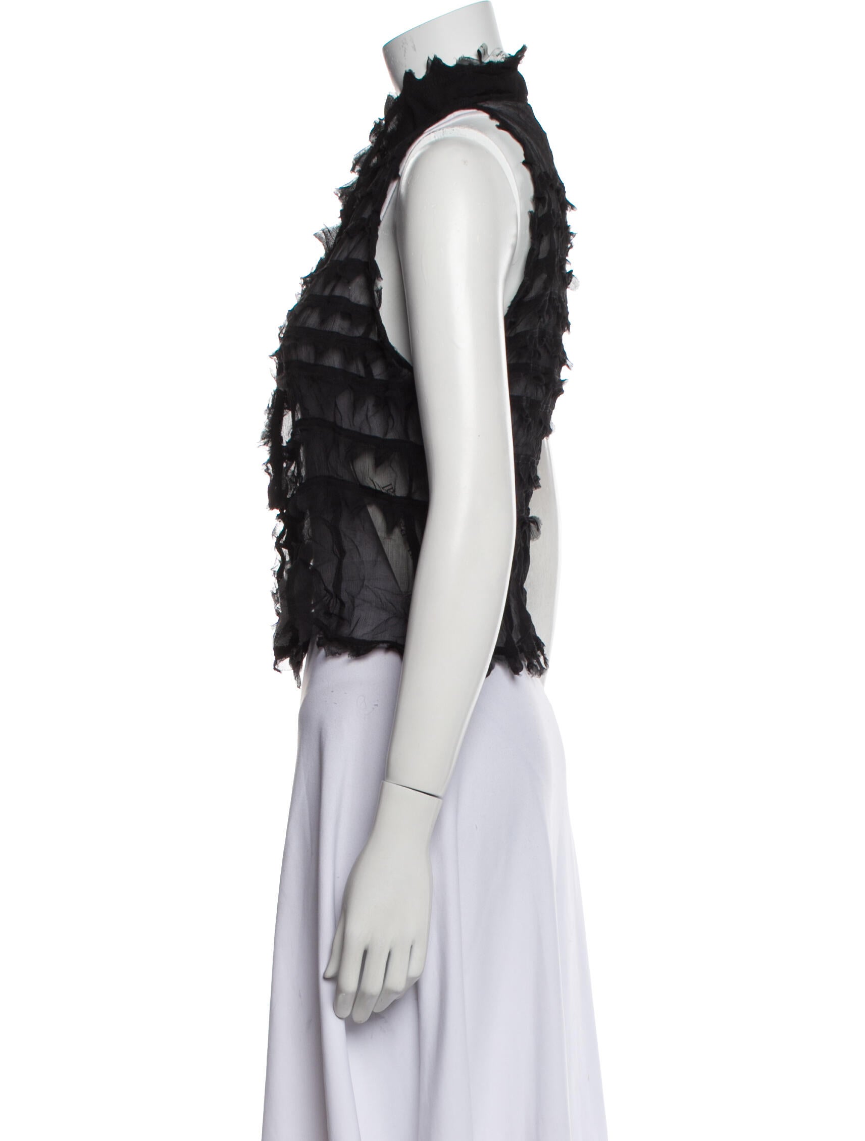 Yves Saint Laurent Rive Gauche Vintage 2005 Crop Top