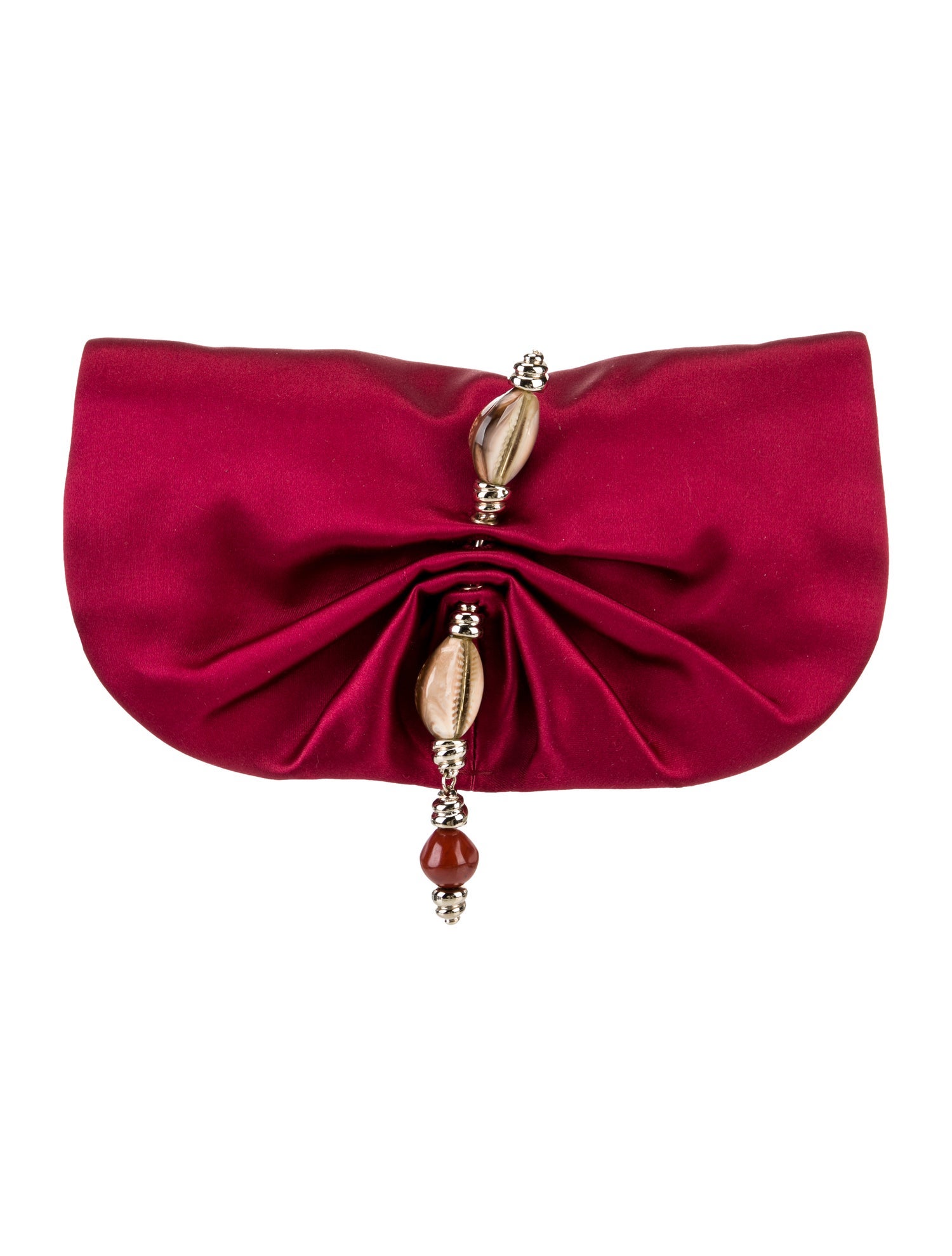 Yves Saint Laurent Rive Gauche Satin Clutch