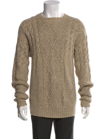Yves Saint Laurent Linen Crew Neck Pullover