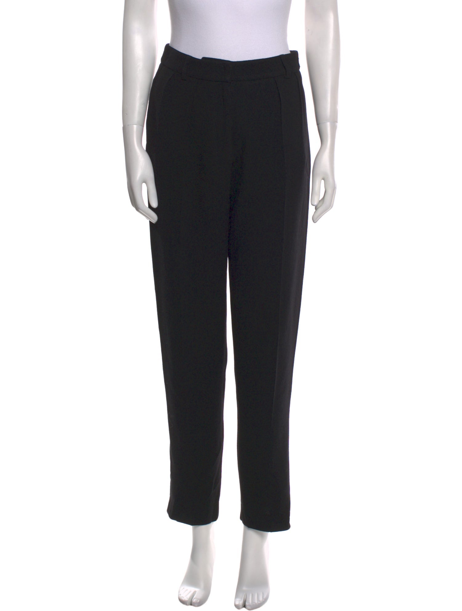 Yves Saint Laurent Wool Straight Leg Pants