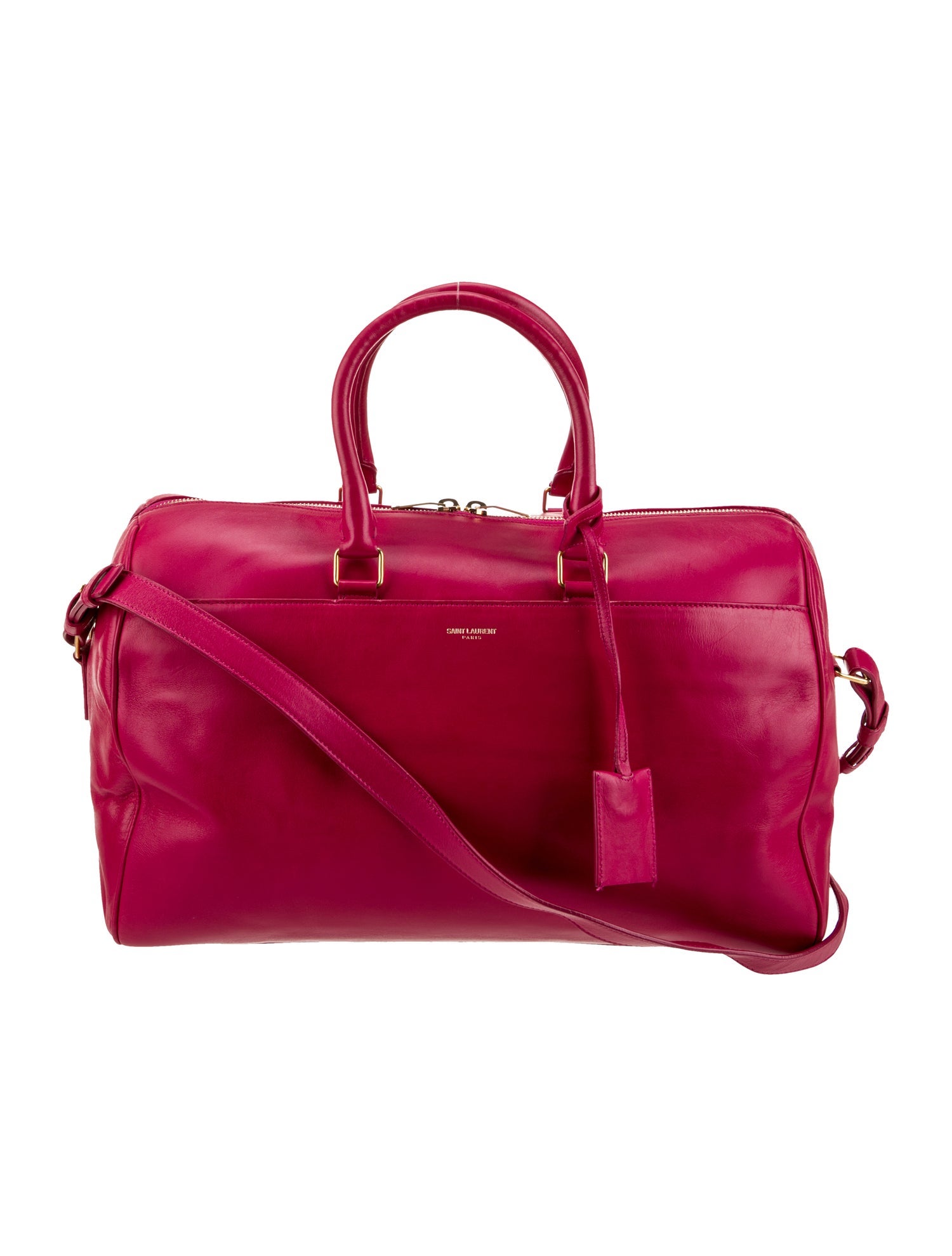 Saint Laurent Leather Classic Duffle 12