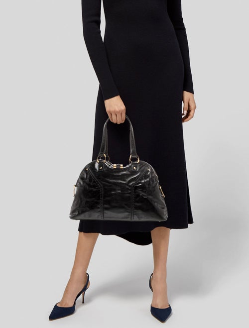 Yves Saint Laurent Patent Leather Shoulder Bag