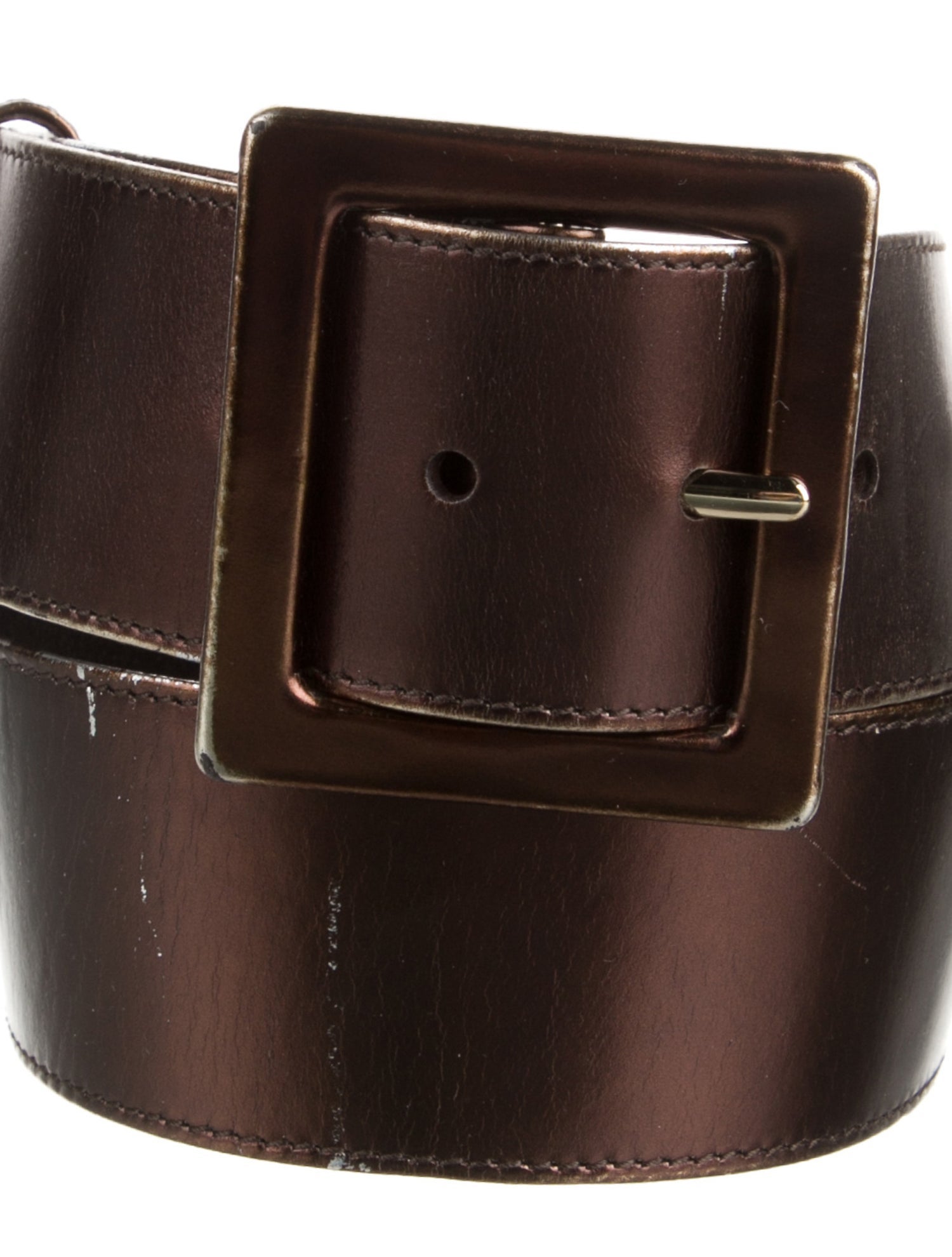Yves Saint Laurent Leather Waist Belt