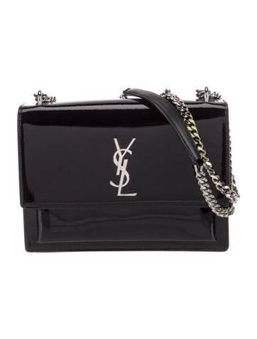 Saint Laurent Shoulder Bags Patent Leather Sunset Medium