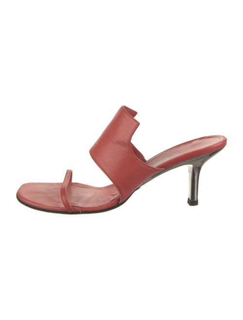 Yves Saint Laurent Leather Slides