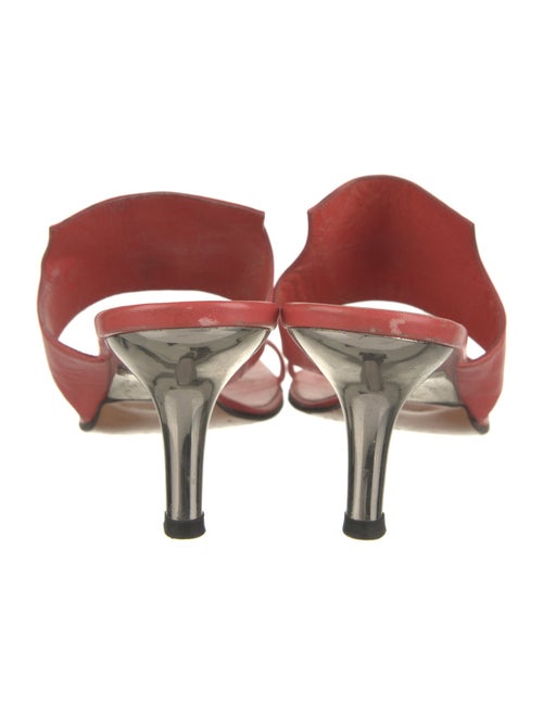 Yves Saint Laurent Leather Slides