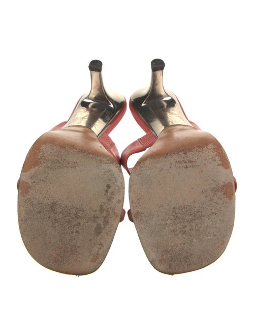 Yves Saint Laurent Leather Slides