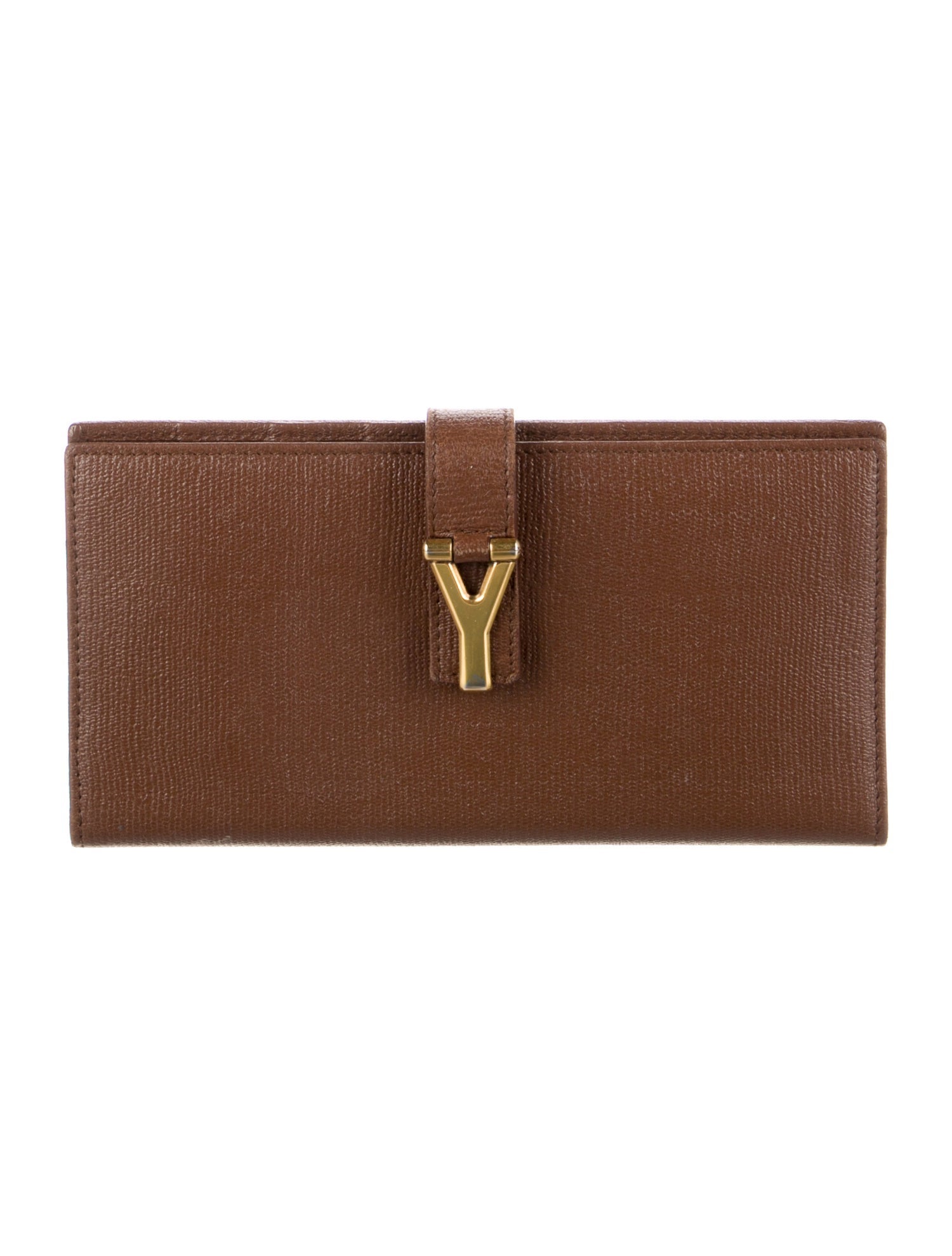 Yves Saint Laurent Leather Continental Wallet