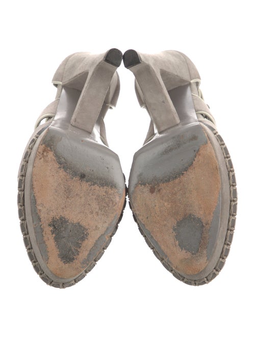 Yves Saint Laurent Suede T-Strap Pumps