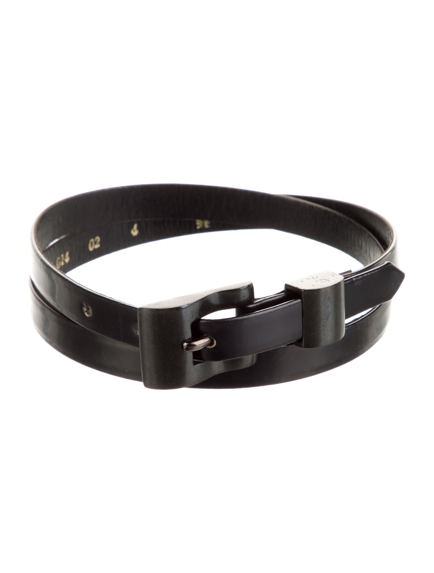 Yves Saint Laurent Skinny Leather Belt