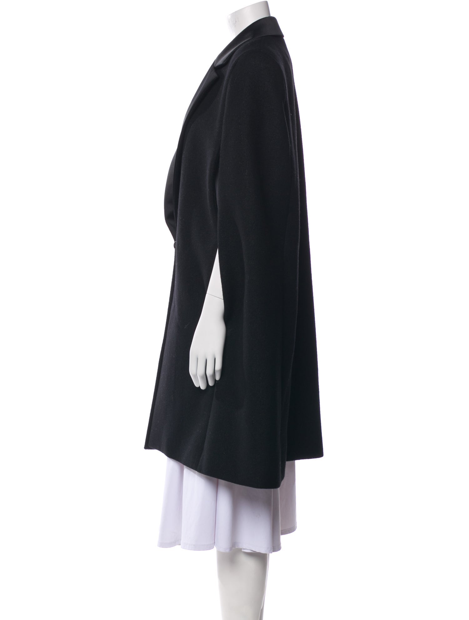 Yves Saint Laurent Wool Printed Coat