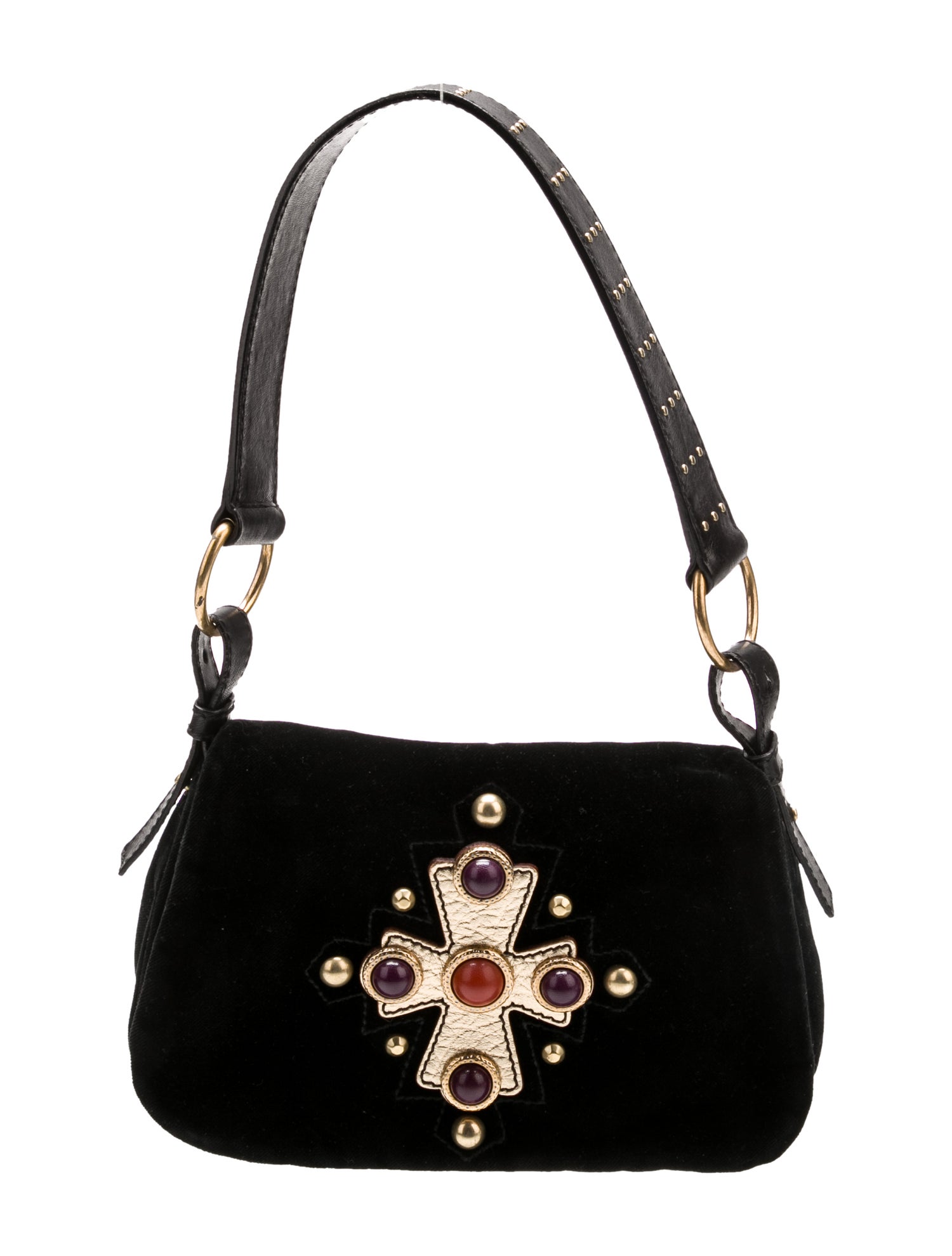 Yves Saint Laurent Rive Gauche Velvet Byzance Cross