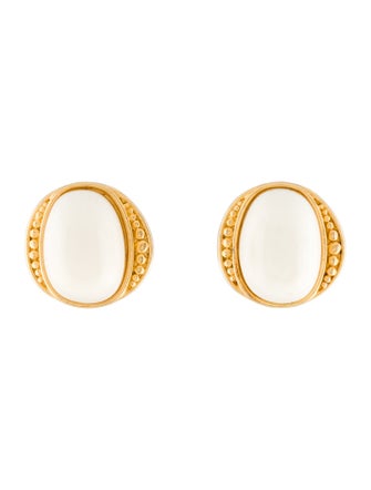 Yves Saint Laurent Resin Earclips