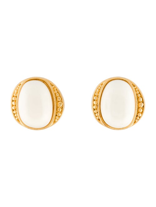 Yves Saint Laurent Resin Earclips