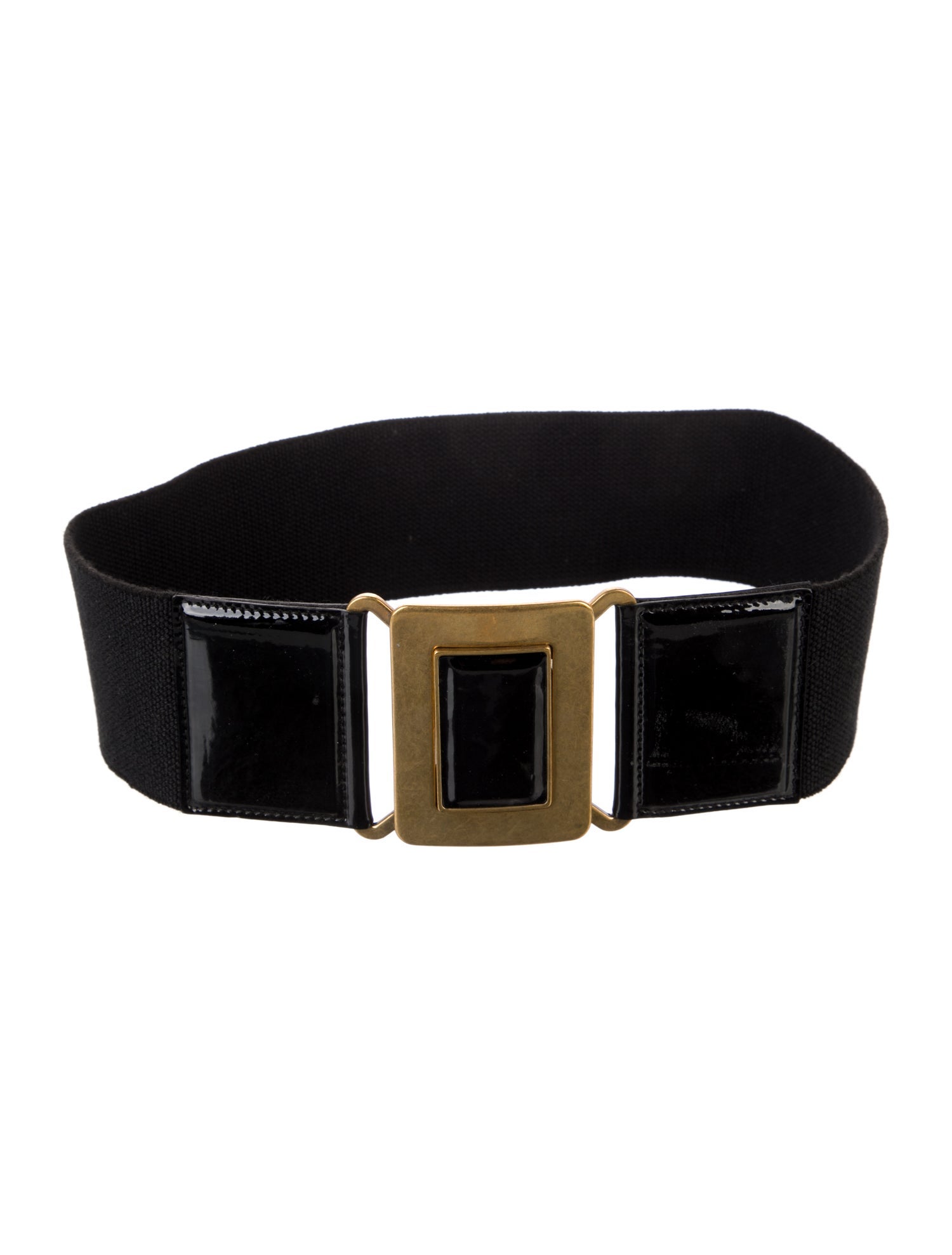 Yves Saint Laurent Wide Canvas Waist Belt