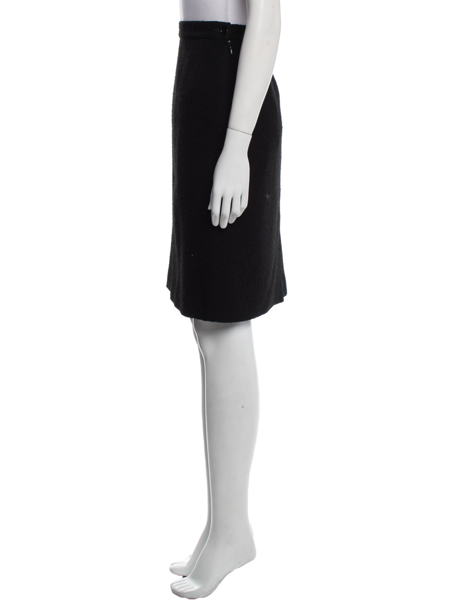 Yves Saint Laurent Wool Knee-Length Skirt
