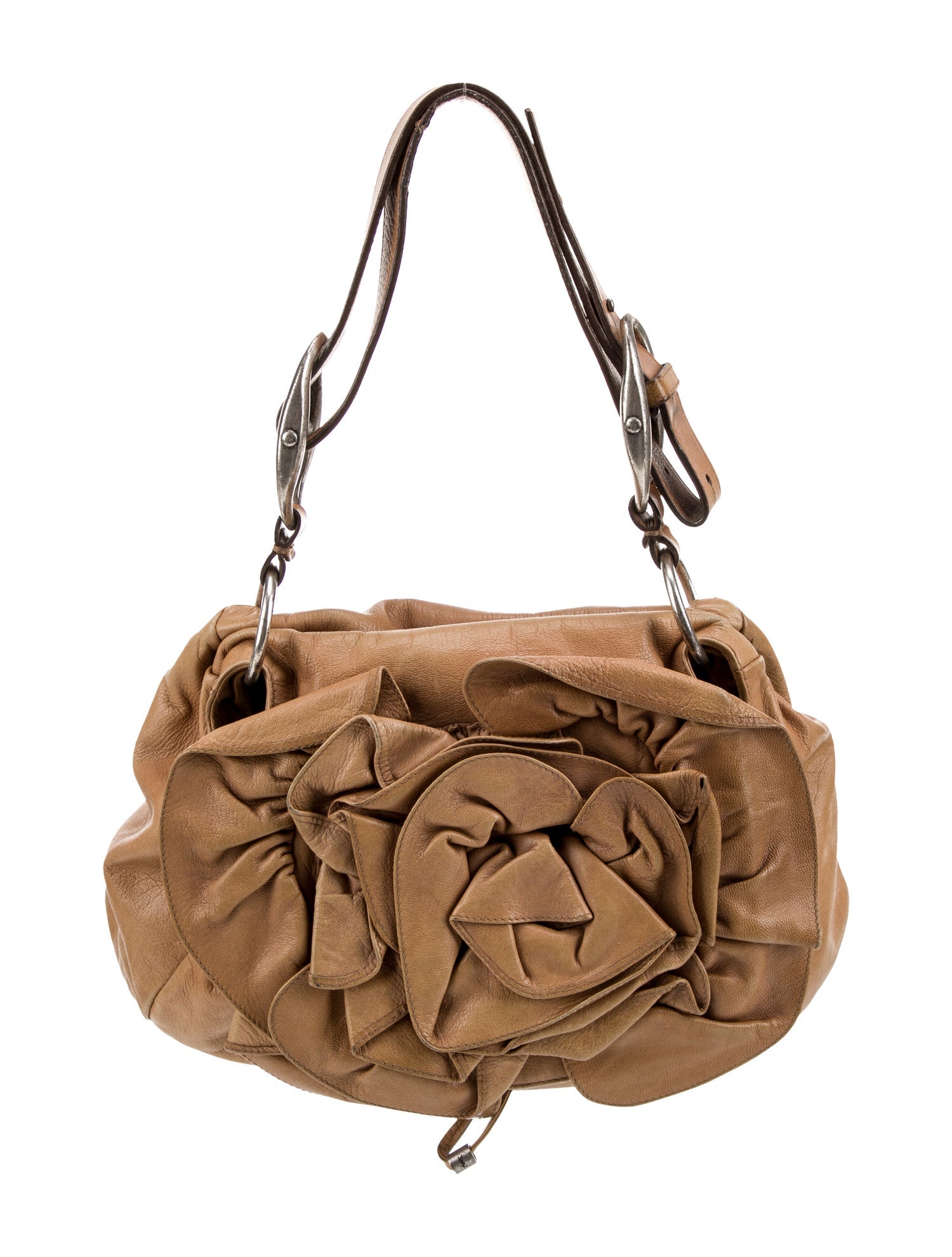 Yves Saint Laurent Rive Gauche Leather Shoulder Bag