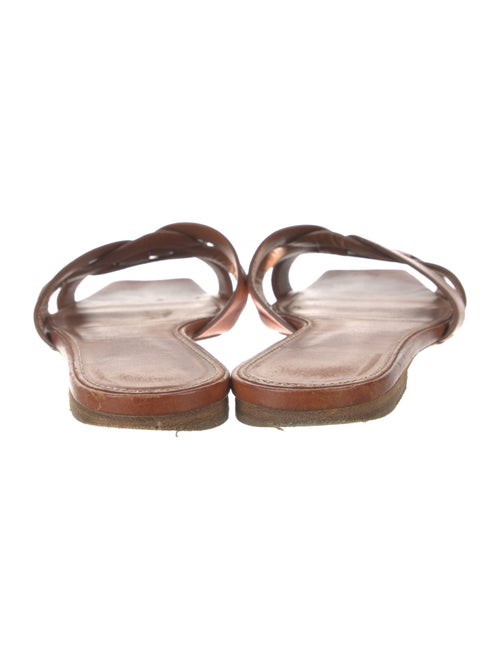 Saint Laurent Leather Slides