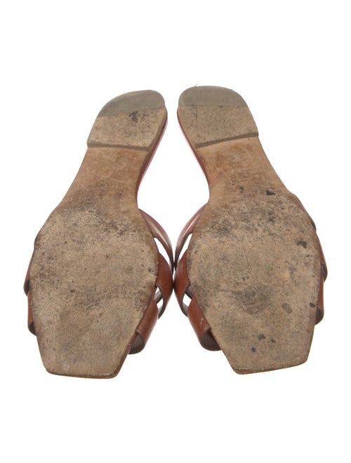 Saint Laurent Leather Slides