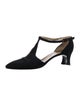 Yves Saint Laurent Canvas T-Strap Pumps