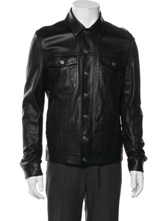 Saint Laurent 2019 Lambskin Trucker Jacket