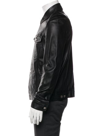 Saint Laurent 2019 Lambskin Trucker Jacket