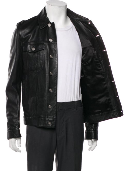 Saint Laurent 2019 Lambskin Trucker Jacket