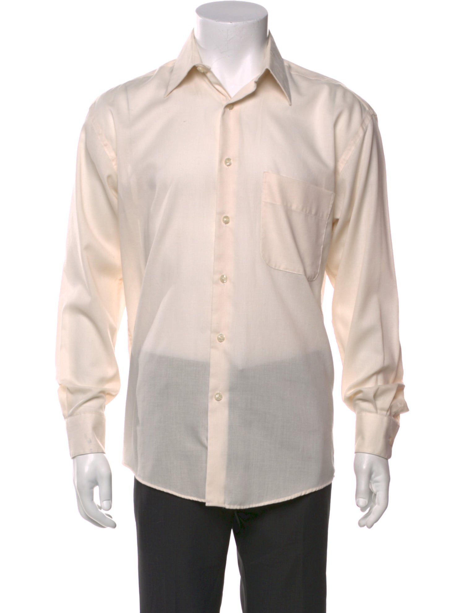 Yves Saint Laurent Vintage Long Sleeve Dress Shirt