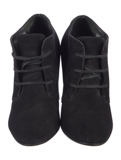 Yves Saint Laurent Suede Lace-Up Boots