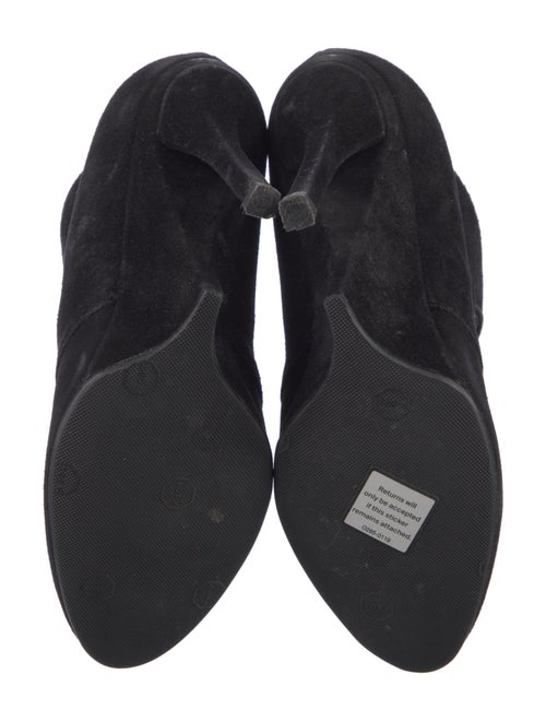 Yves Saint Laurent Suede Lace-Up Boots