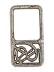 Yves Saint Laurent Rive Gauche Silver-Tone Charm Keychain