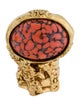 Yves Saint Laurent Resin Arty Glass Ring