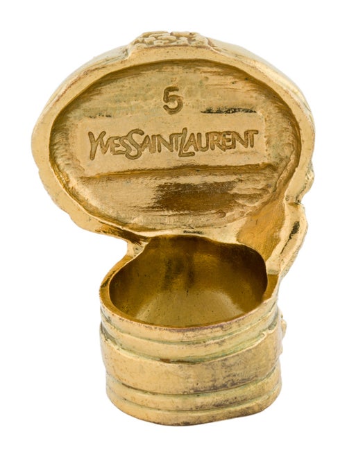 Yves Saint Laurent Resin Arty Glass Ring