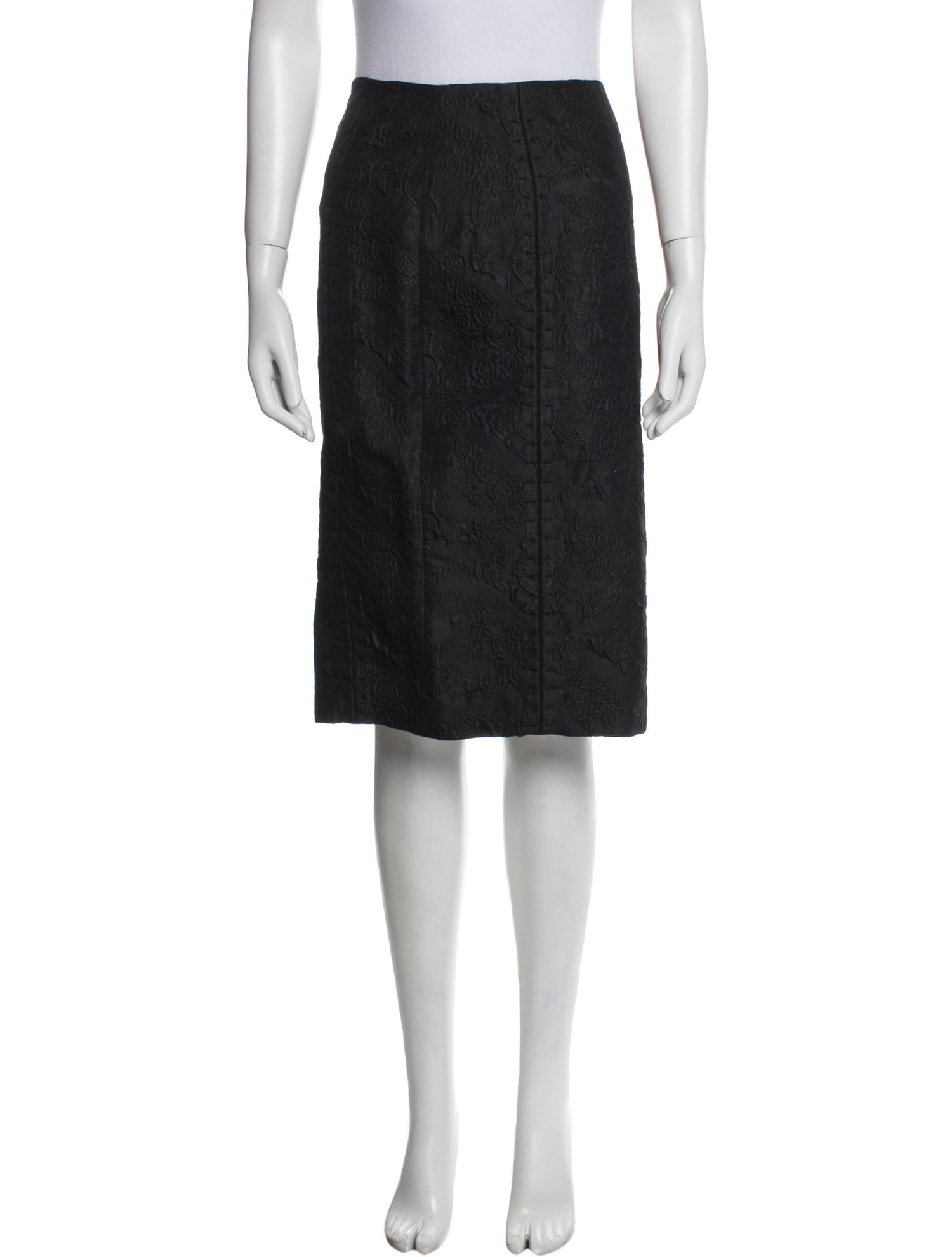 Yves Saint Laurent Rive Gauche Vintage Knee-Length Skirt