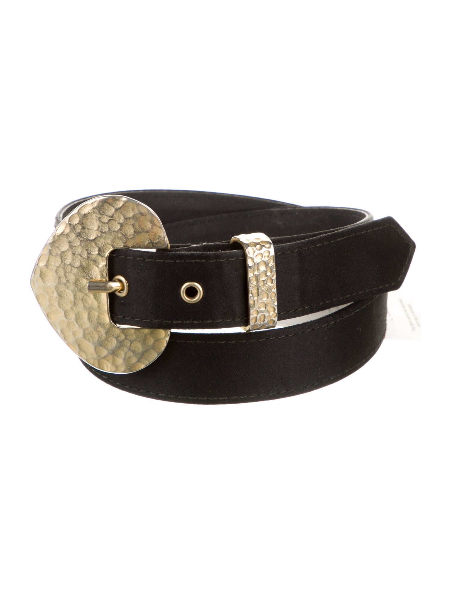 Yves Saint Laurent Skinny Satin Belt