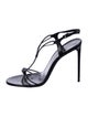 Yves Saint Laurent Leather T-Strap Sandals