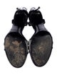 Yves Saint Laurent Leather T-Strap Sandals