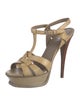 Yves Saint Laurent T-Strap Sandals