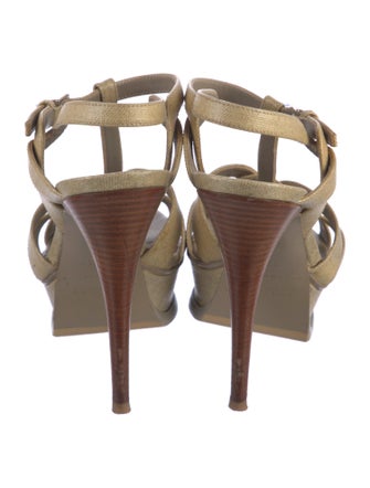 Yves Saint Laurent T-Strap Sandals